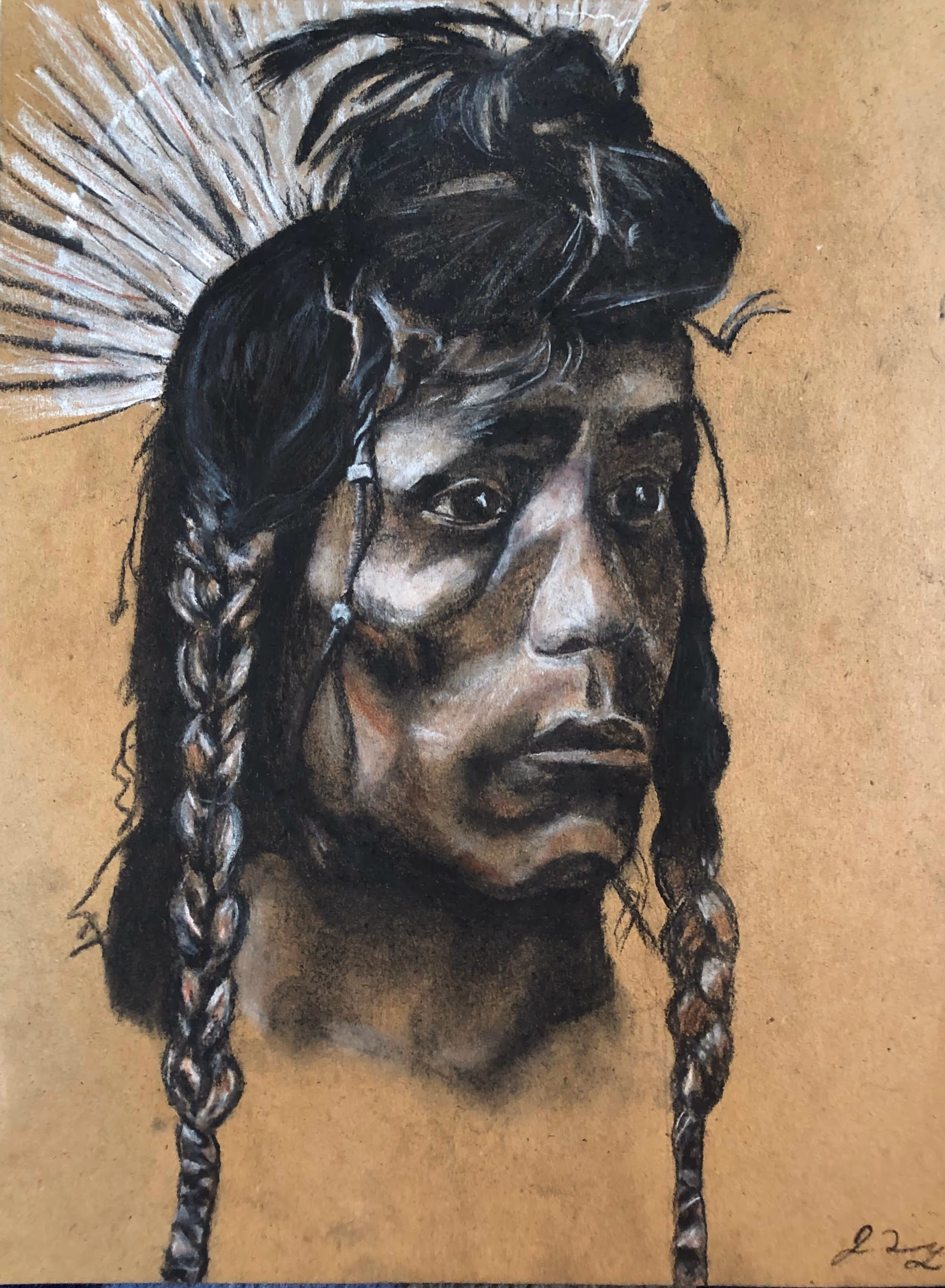 Setukkomuccon (Jim Big Plume) Figure Study
