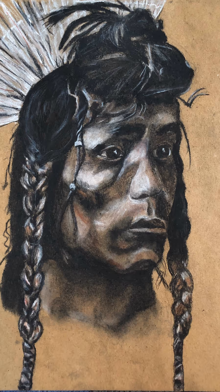Setukkomuccon (Jim Big Plume) Figure Study
